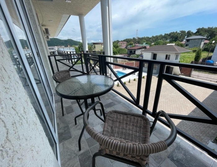 Четырёхместный люкс с балконом - Отель «Бугенвиллея» Пицунда